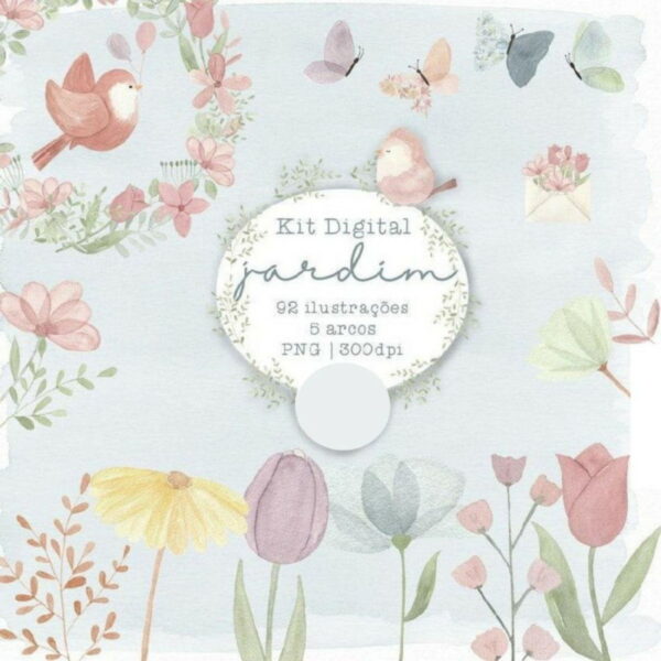 Kit Digital Jardim Aquarela - 104