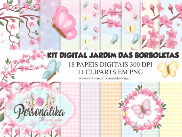 Kit Digital Jardim das Borboletas