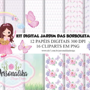 Kit Digital Jardim das Borboletas Real