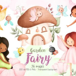 Kit Digital Jardim das Fadas (stll)