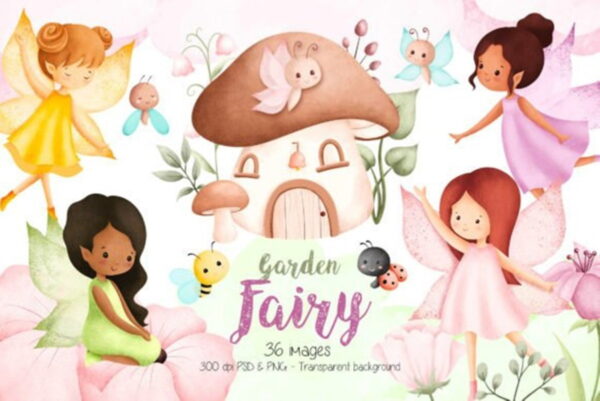 Kit Digital Jardim das Fadas (stll)