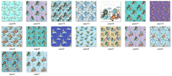 Kit Digital Jasmine Aquarela - Imagem 4