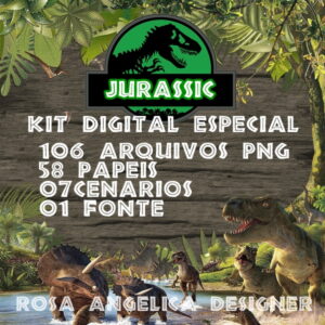 Kit Digital Jurassic - Série Especial