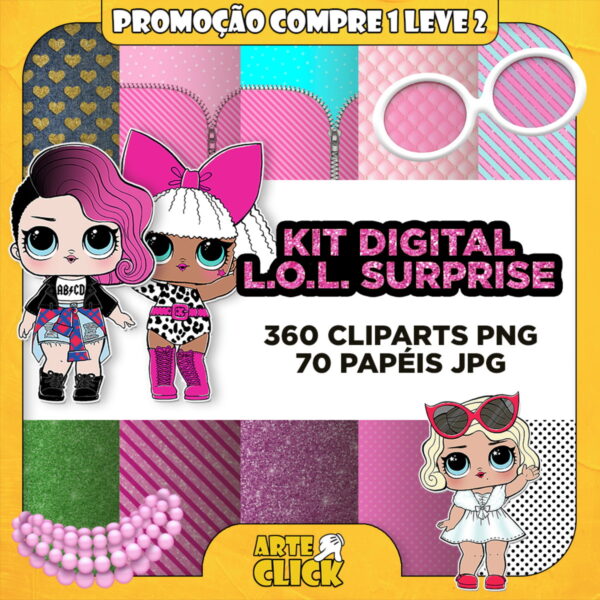 Kit Digital L.o.l. Surprise!