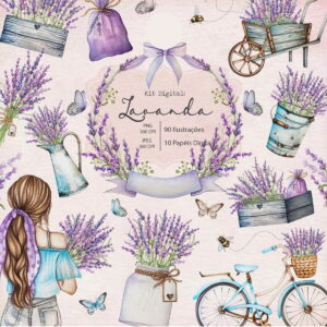 Kit Digital Lavanda #3017