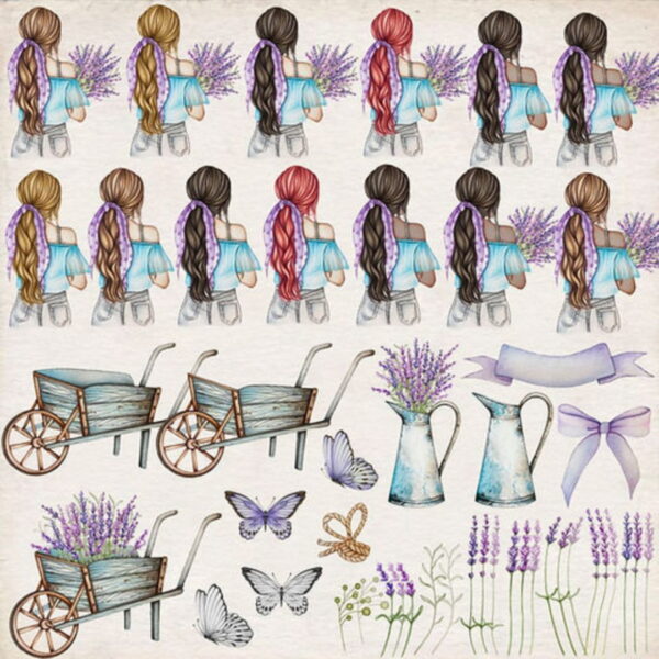Kit Digital Lavanda Aquarela - Image 2