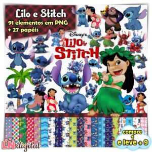 Kit Digital Lilo e Stitch