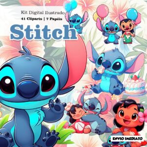 Kit Digital Lilo e Stitch
