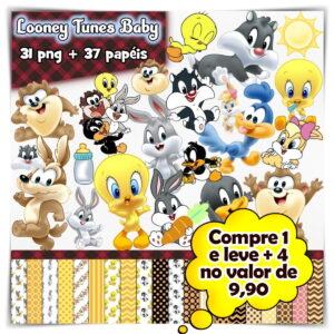 Kit Digital Looney Tunes Baby