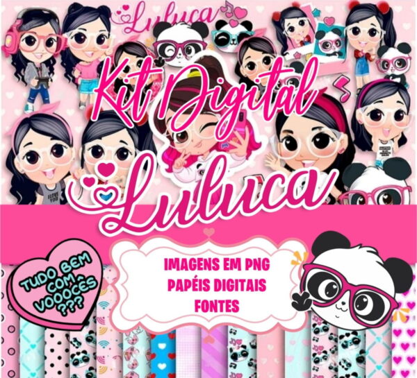 Kit Digital Luluca Panda #775