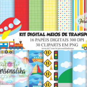 Kit Digital Meios De Transportes