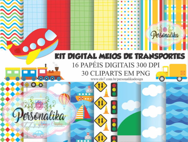 Kit Digital Meios De Transportes