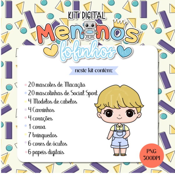 Kit Digital - Meninos Fofinhos - Image 2