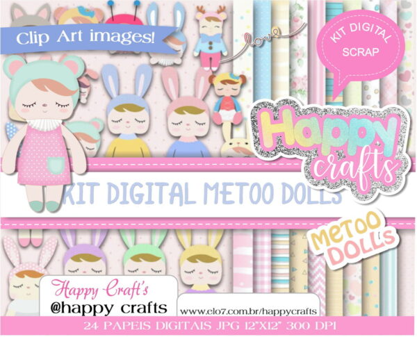 Kit Digital Metoo Dolls