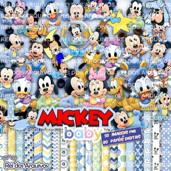 Kit digital Mickey Baby