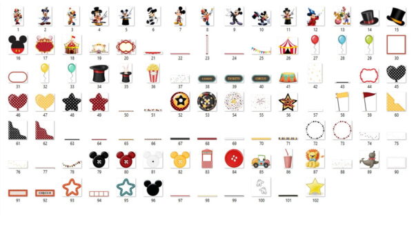 Kit Digital Mickey Circo - Image 2