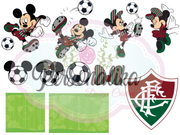 Kit Digital Mickey E Minnie Fluminense - Image 2