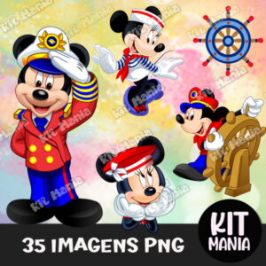 Kit Digital Mickey Marinheiro e Amigos