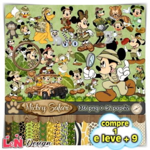 Kit Digital Mickey Safari