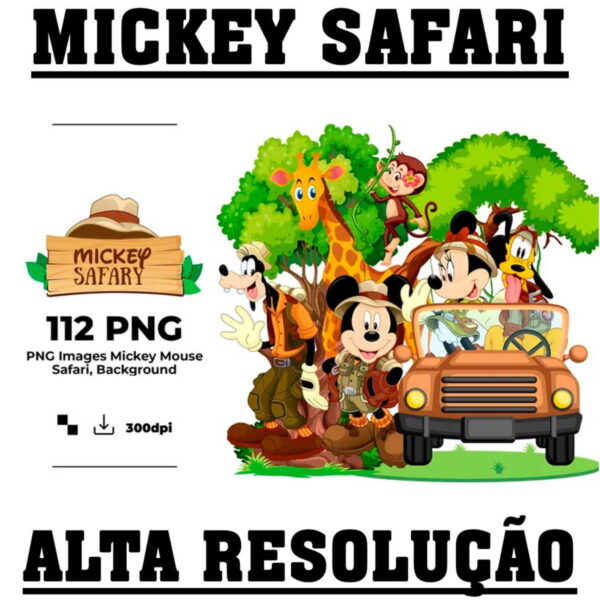 Kit Digital Mickey Safari