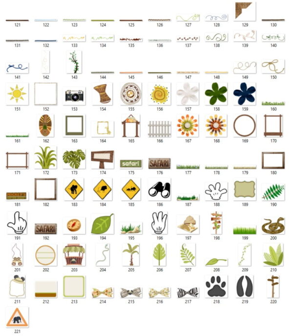 Kit Digital Mickey Safari - Imagem 4