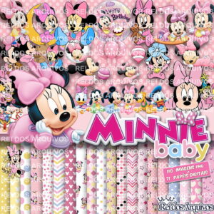 Kit digital Minnie Baby