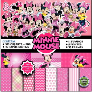 Kit Digital MINNIE ROSA
