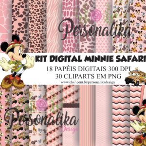 KIT DIGITAL MINNIE SAFARI