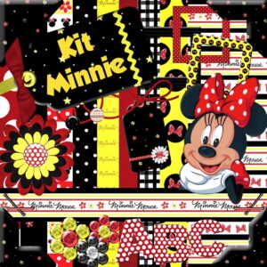 Kit digital Minnie Vermelha