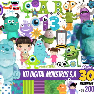 KIT DIGITAL MONSTROS S/A +MAIS UM KIT DIGITAL A SUA ESCOLHA