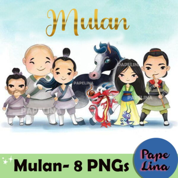 Kit Digital Mulan Aquarela