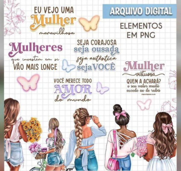 KIT DIGITAL MULHERES