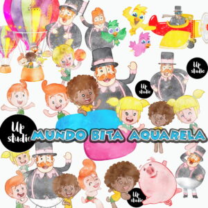 Kit Digital Mundo Bita Aquarela