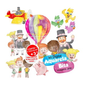Kit Digital Mundo Bita Aquarela