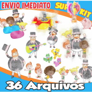 Kit Digital Mundo Bita Aquarela