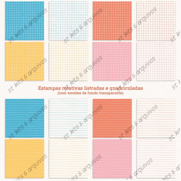 Kit Digital Mundo do Abc – Cliparts em Aquarela - Imagem 4