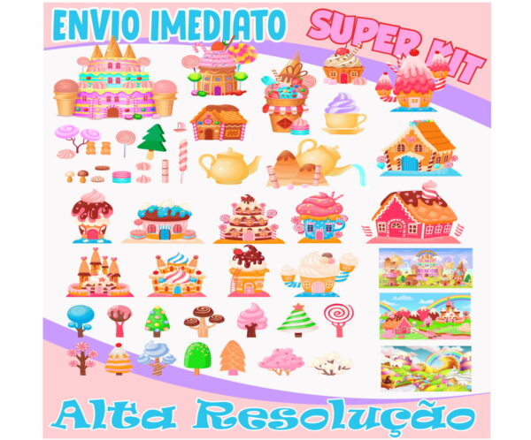 Kit Digital Mundo Doce