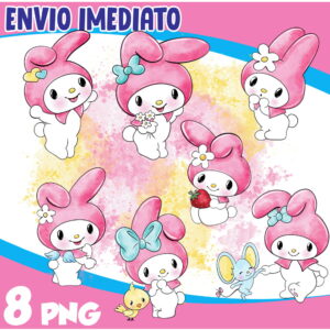 Kit Digital My Melody Aquarela