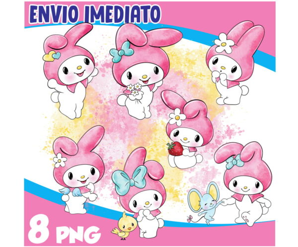 Kit Digital My Melody Aquarela