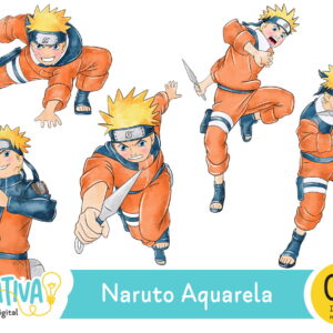 Kit Digital - Naruto Aquarela