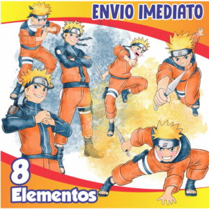 Kit Digital Naruto Aquarela