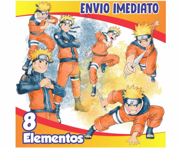 Kit Digital Naruto Aquarela