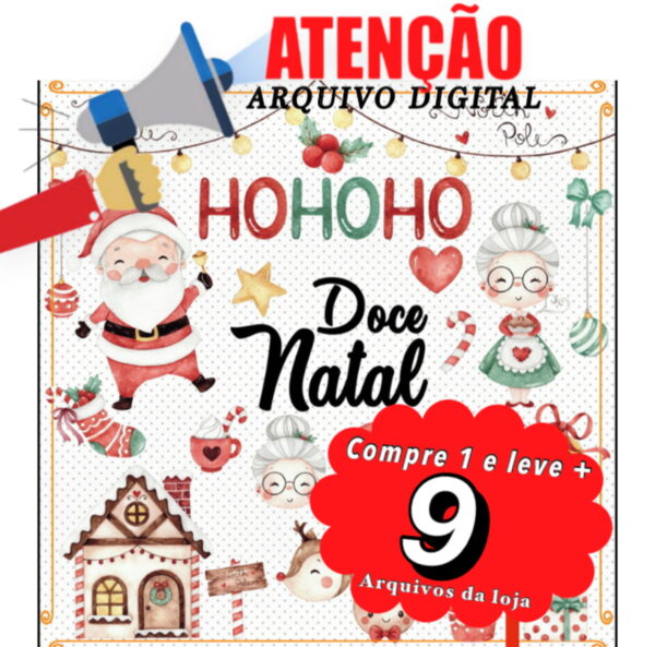 Kit Digital - Natal Aquarela - Imagem 3