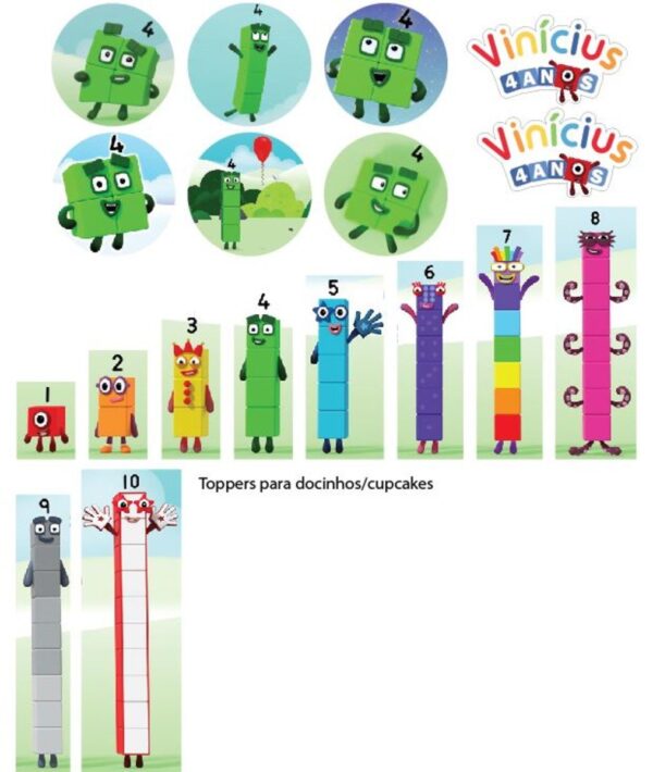 Kit digital Numberblocks - Imagem 4