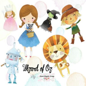 Kit Digital o Mágico de Oz Aquarela