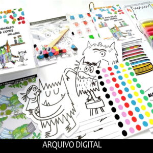 Kit Digital o Monstro das Cores