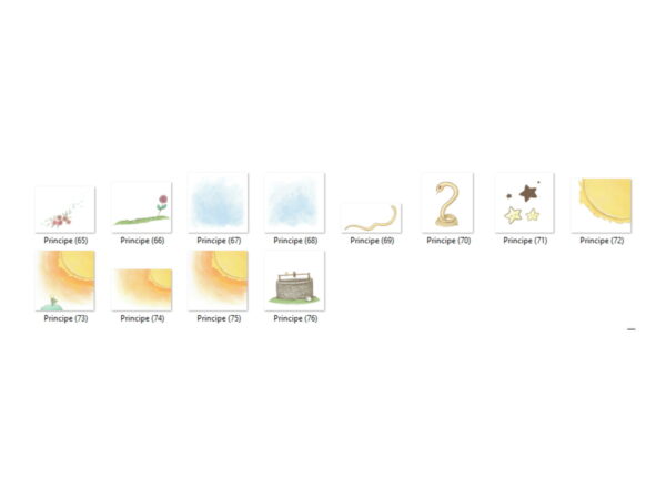 Kit Digital - o Pequeno Príncipe Aquarela 05 - Imagem 4