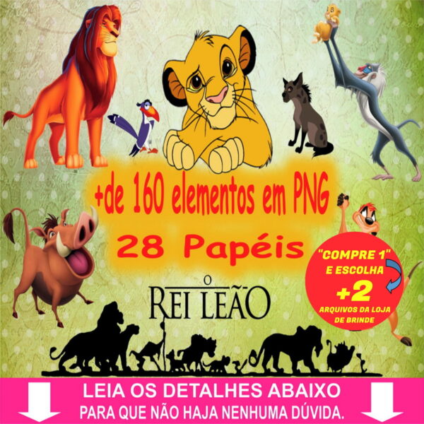 Kit Digital O Rei Leão
