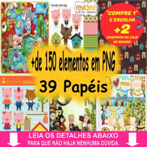 Kit Digital Os Três Porquinhos