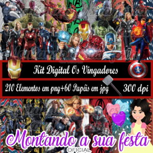 Kit Digital os Vingadores